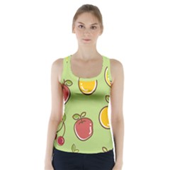 Seamless Healthy Fruit Racer Back Sports Top