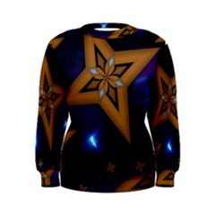 Star Background Women s Sweatshirt