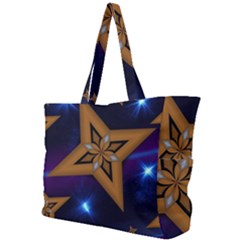 Star Background Simple Shoulder Bag