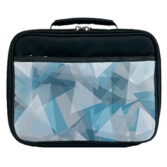 Triangle Blue Pattern Lunch Bag