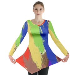 Abstract Painting Long Sleeve Tunic 