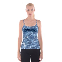 Abstract Blue Diving Fresh Spaghetti Strap Top by HermanTelo