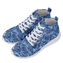 Abstract Blue Diving Fresh Men s Lightweight High Top Sneakers View2