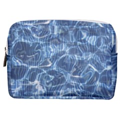 Abstract Blue Diving Fresh Make Up Pouch (medium) by HermanTelo