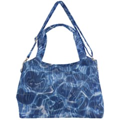 Abstract Blue Diving Fresh Double Compartment Shoulder Bag by HermanTelo