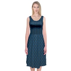 Background Holes Texture Midi Sleeveless Dress by HermanTelo