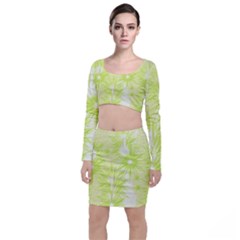 Background Green Star Top And Skirt Sets by HermanTelo