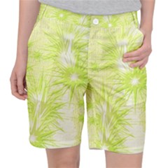 Background Green Star Pocket Shorts by HermanTelo