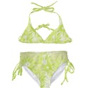 Background Green Star Kids  Classic Bikini Set View1