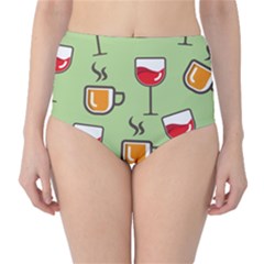 Cups And Mugs Classic High-waist Bikini Bottoms by HermanTelo