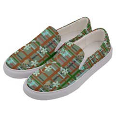 Textile Fabric Men s Canvas Slip Ons by HermanTelo