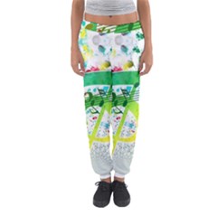 Circle Music Pattern Women s Jogger Sweatpants by HermanTelo