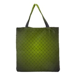 Hexagon Background Line Grocery Tote Bag by HermanTelo