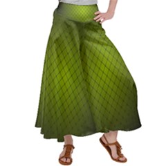 Hexagon Background Line Satin Palazzo Pants by HermanTelo