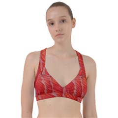 Food Fish Red Trout Salty Natural Sweetheart Sports Bra by Pakrebo