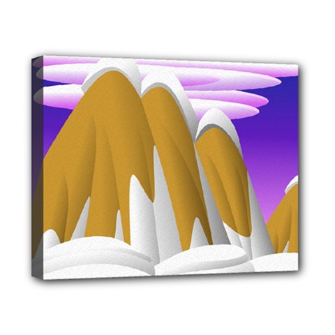 Europa Positive Thinking Mountain Canvas 10  X 8  (stretched)