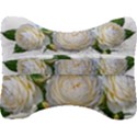 Flowers Roses White Fragrant Velour Seat Head Rest Cushion View2