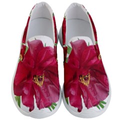 Flowers Red Peony Arrangement Men s Lightweight Slip Ons by Pakrebo