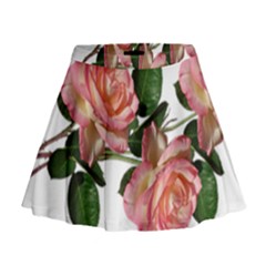 Roses Flowers Perfume Garden Mini Flare Skirt by Pakrebo