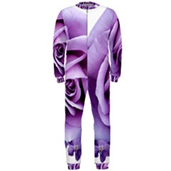 Roses Violets Flowers Arrangement Onepiece Jumpsuit (men)  by Pakrebo