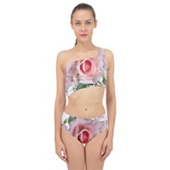 Roses Flowers Wax Flowers Spliced Up Two Piece Swimsuit by Pakrebo