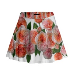 Roses Flowers Arrangement Perfume Mini Flare Skirt by Pakrebo