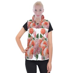 Roses Flowers Arrangement Perfume Women s Button Up Vest by Pakrebo