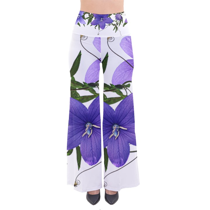 Flowers Blue Campanula Arrangement So Vintage Palazzo Pants