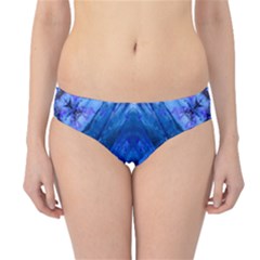 Boho Bohemian Hippie Tie Dye Cobalt Hipster Bikini Bottoms by CrypticFragmentsDesign