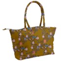 Textile Flowers Pattern Canvas Shoulder Bag View2