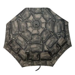 Stone Patch Sidewalk Folding Umbrellas by HermanTelo