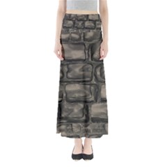 Stone Patch Sidewalk Full Length Maxi Skirt