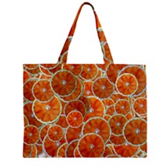 Oranges Background Zipper Mini Tote Bag