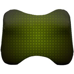 Hexagon Background Circle Head Support Cushion