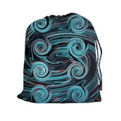 Background Neon Abstract Drawstring Pouch (xxl)