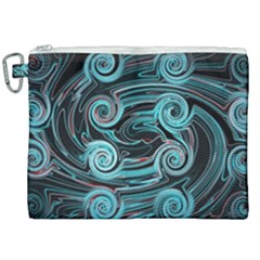 Background Neon Abstract Canvas Cosmetic Bag (xxl) by HermanTelo