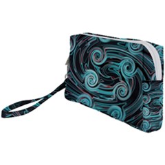 Background Neon Abstract Wristlet Pouch Bag (small) by HermanTelo