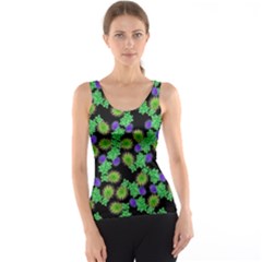 Flowers Pattern Background Tank Top