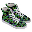 Flowers Pattern Background Women s Hi-Top Skate Sneakers View3