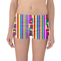 Rainbow Geometric Spectrum Boyleg Bikini Bottoms