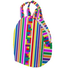 Rainbow Geometric Spectrum Travel Backpacks by Mariart