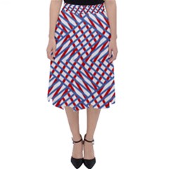 Abstract Chaos Confusion Classic Midi Skirt