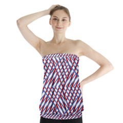 Abstract Chaos Confusion Strapless Top by Alisyart