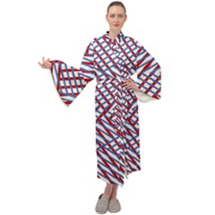 Abstract Chaos Confusion Maxi Tie Front Velour Kimono by Alisyart