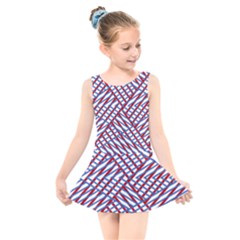 Abstract Chaos Confusion Kids  Skater Dress Swimsuit