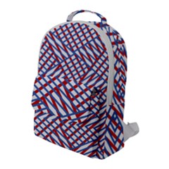 Abstract Chaos Confusion Flap Pocket Backpack (large)