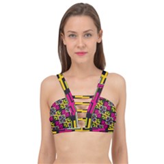 Squares Pattern                                Cage Up Bikini Top by LalyLauraFLM