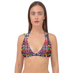 J 5 Double Strap Halter Bikini Top by ArtworkByPatrick