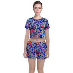 Misc Shapes                                 Crop Top And Shorts Co-ord Set by LalyLauraFLM