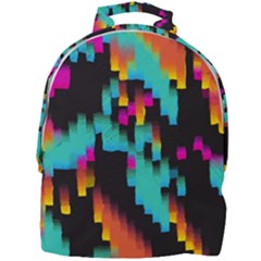 Rectangles in retro colors                                  Mini Full Print Backpack